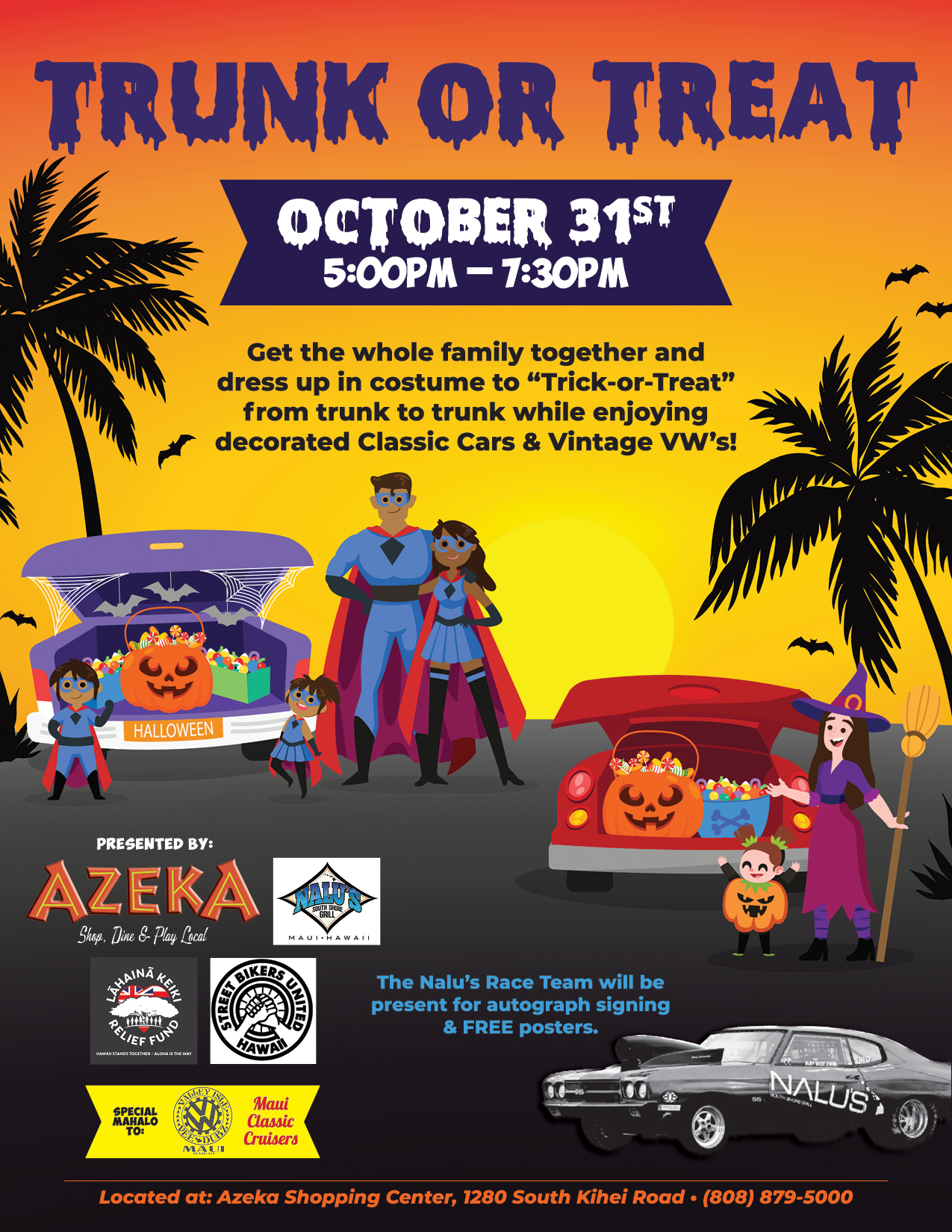 Trunk or Treat Azeka Shopping Center